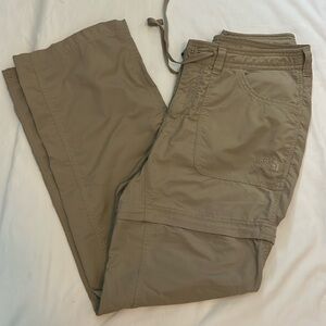 Northface Convertable pants 10